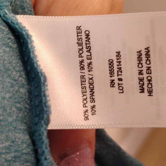 Teal Midi V-Neck Women's Dress Size Large - Picture 7 of 7